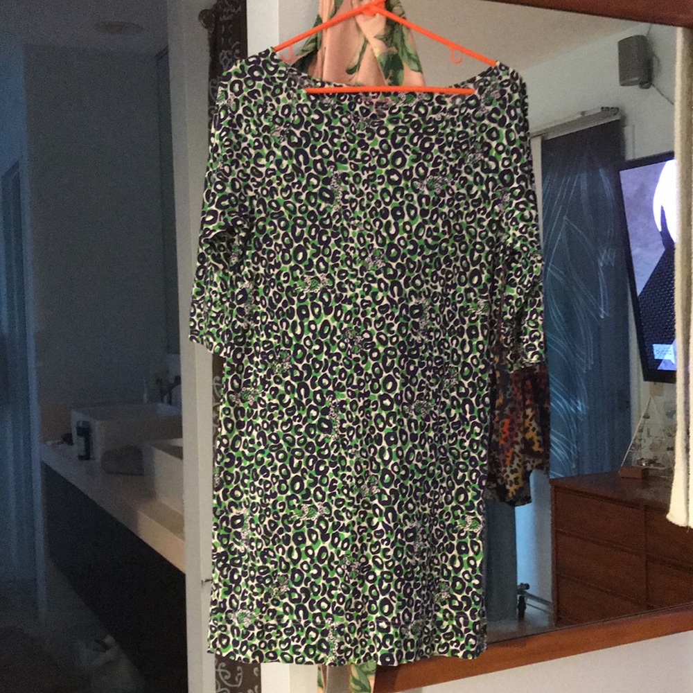 Lilly Pulitzer leopard t-shirt dress - Picture 4 of 7